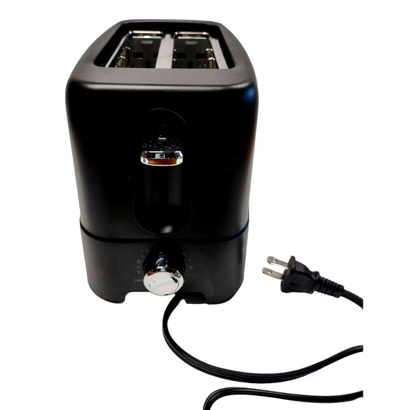 KitchenSmith 2 Slice Toaster 7 Toast Shade Extra Wide Slots Black - Picture 8 of 15